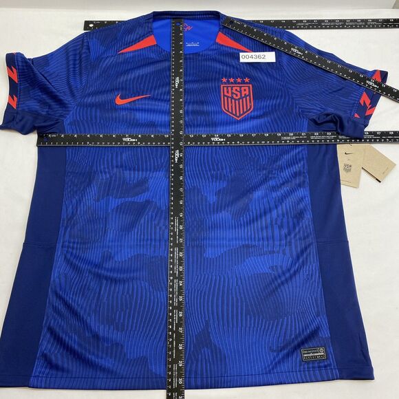 Nike Soccer Jersey Men's XL Blue United States Mens Team USA 4-Star Away Kit NWT - Picture 8 of 9